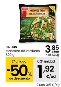 Oferta de Findus - Menestra De Verduras por 3,85€ en Eroski