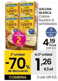 Oferta de Gallina Blanca - Caldos Liquidos  por 4,19€ en Eroski