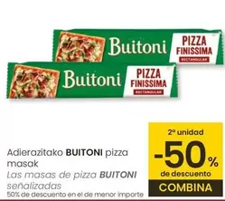 Oferta de Buitoni - Las Masas De Pizza en Eroski