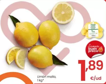 Oferta de Limon Malla por 1,89€ en Eroski