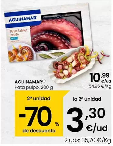 Oferta de Aguinamar - Pata Pulpo por 10,99€ en Eroski