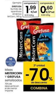 Oferta de Grefusa - Surtido De Aperitivos America por 1,99€ en Eroski