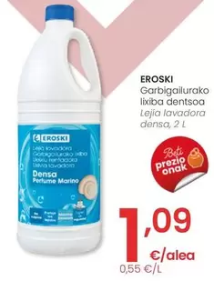 Oferta de Eroski - Lejía Lavadora Densa por 1,09€ en Eroski