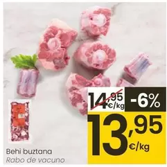 Oferta de Rabo De Vacuno por 13,95€ en Eroski