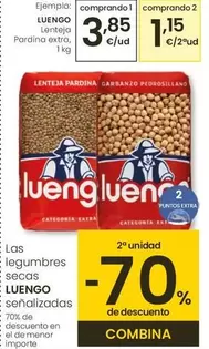 Oferta de Luengo - Lenteja Pardina Extra por 3,85€ en Eroski