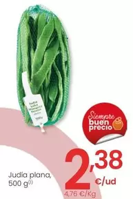 Oferta de Judia Plana por 2,38€ en Eroski