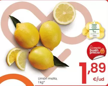 Oferta de Limon Malla por 1,89€ en Eroski