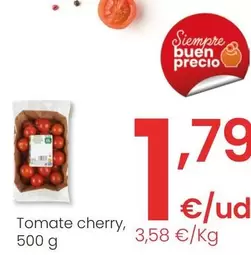 Oferta de Tomate Cherry por 1,79€ en Eroski