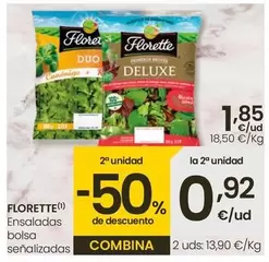 Oferta de Florette - Ensaladas Bolsa Senalizadas por 1,85€ en Eroski