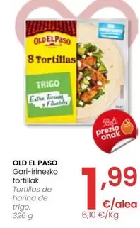 Oferta de Old El Paso - Tortillas De Harina De Trigo por 1,99€ en Eroski