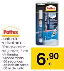 Oferta de Pattex - Blanqueador De Juntas por 6,9€ en Eroski