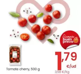 Oferta de Tomate Cherry por 1,79€ en Eroski