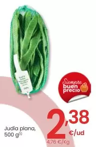 Oferta de Judia Plana por 2,38€ en Eroski