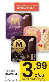 Oferta de Magnum - Helados por 3,99€ en Eroski