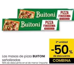 Oferta de Buitoni - Las Masas De Pizza Senalizadas en Eroski