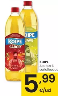 Oferta de Koipe - Aceites 1L Senalizados por 5,99€ en Eroski