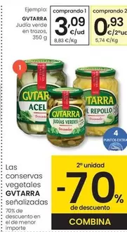 Oferta de Gvtarra - Judia Verde En Trozos por 3,09€ en Eroski