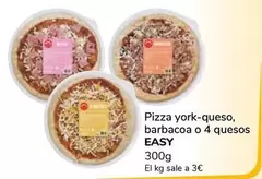 Oferta de Easy - Easy Pizza York-Queso, Barbacoa O 4 Quesos por 0,9€ en Supeco