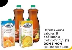 Oferta de Don Simón - Bebidas por 0,9€ en Supeco