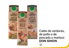 Oferta de Don Simón - Caldo De Verduras, De Pollo O De Pescado Y Marisco por 0,9€ en Supeco