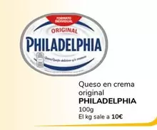 Oferta de Philadelphia - Queso En Crema Original por 1€ en Supeco