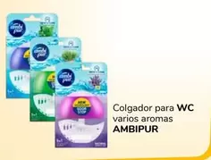 Oferta de Ambi Pur - Colgador Para Wc por 1€ en Supeco