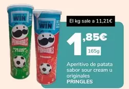 Oferta de Pringles - Aperitivo De Patata Sabor Sour Cream U Originales por 1,85€ en Supeco