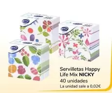 Oferta de Nicky - Servilletas Happy Life Mix por 0,9€ en Supeco