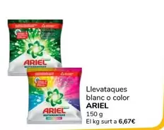 Oferta de Ariel - Llevataques Blanc O Color por 1€ en Supeco