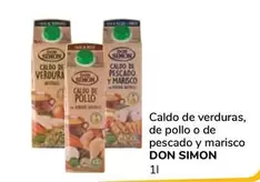 Oferta de Don Simón - Caldo De Verduras/ De Pollo O De Pescado Y Marisco por 0,9€ en Supeco