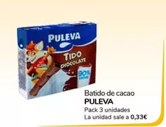 Oferta de Puleva - Batido De Cacao por 1€ en Supeco