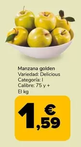 Oferta de Delicious - Manzana Golden por 1,59€ en Supeco