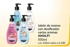 Oferta de Amalfi - Jabón De Manos Con Dosificador Varios Aromas por 0,9€ en Supeco