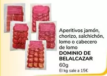 Oferta de Aperitivos Jamón/ Chorizo/ Salchichón/ Lomo Y Cabecero De Lomo Dominio De Belalcazar por 0,9€ en Supeco