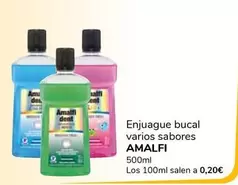 Oferta de Amalfi - Enjuague Bucal Varios Sabores por 1€ en Supeco