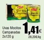 Oferta de Mocitos - Uvas  Campanadas por 1,41€ en Froiz