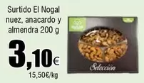 Oferta de El Nogal - Surtido Nuez, Anacardo Y Almendra por 3,1€ en Froiz