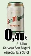 Oferta de San Miguel - Cerveza Especial por 0,4€ en Froiz