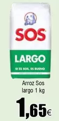 Oferta de Sos - Arroz Largo por 1,65€ en Froiz