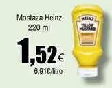 Oferta de Heinz - Mostaza por 1,52€ en Froiz