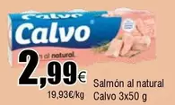 Oferta de Calvo - Salmón Al Natural por 2,99€ en Froiz