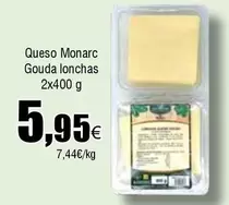 Oferta de Monarc - Queso Gouda Lonchas por 5,95€ en Froiz