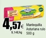 Oferta de Asturiana - Mantequilla  Rulo por 4,57€ en Froiz