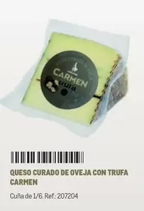 Oferta de Queso Curado De Oveja Con Trufa Carmen en Makro