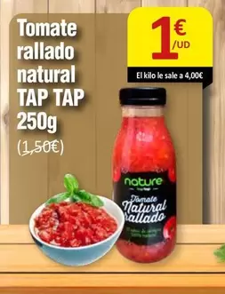 Oferta de Tomate Rallado Natural por 1€ en SPAR