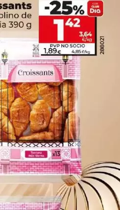 Oferta de El Molino De Dia - Croissants por 1,42€ en Dia