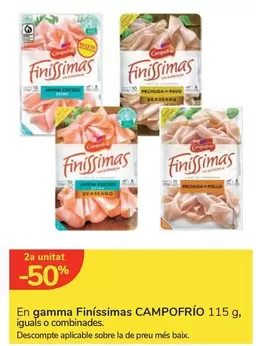 Oferta de Campofrío - En Gamma Finissimas en Carrefour Express