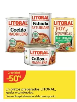 Oferta de Litoral - En Platos Preparados en Carrefour Express