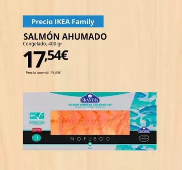 Oferta de Salmon Ahumado por 17,54€ en IKEA