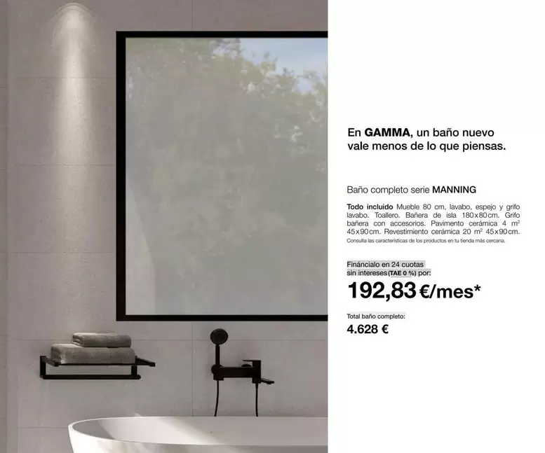 Oferta de En Gamma Un Baño Nuevo Vale Menos De Lo Que Piensas por 4268€ en Grup Gamma